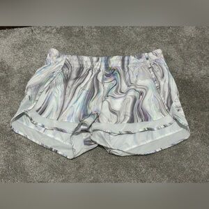 Athleta Marble Print Athletic Shorts Size Medium